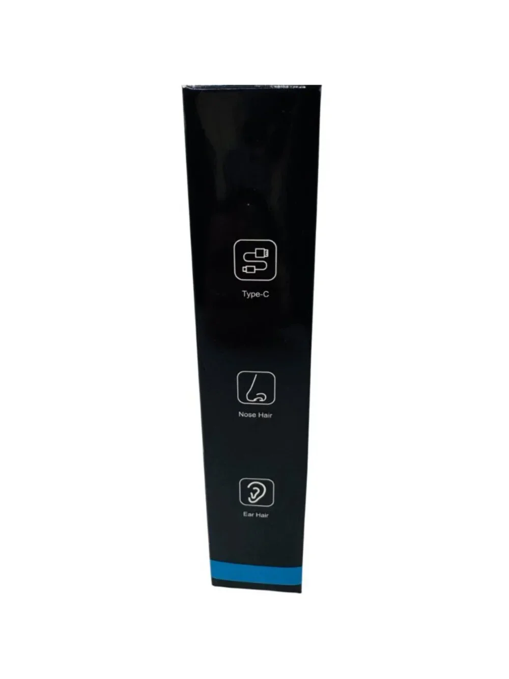 Rechargeable Nose & Ear Hair Trimmer Type-C Charger Stainless Steel Washable Cut